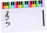 HONMEET 3pcs Music Staff Whiteboard Erasable Music Teaching Practice Board Portable Whiteboard