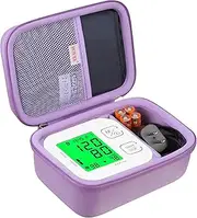 BOVKE Carrying Case for iHealth Track Smart Upper Arm Blood Pressure Monitor, iHealth Bluetooth Blood Pressure Machine Case, Purple