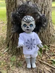 halloween Horror doll Spider Web girl One Of A Kind Handpainted