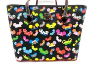 Disney Dooney and & Bourke Mickey Ear Hat Characters Tote Bag Purse NWT A 2025