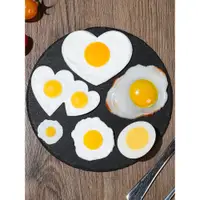 在飛比找蝦皮購物優惠-A.仿真食物煎蛋假荷包蛋太陽蛋模型食物配件冰箱貼廚房裝裝飾道