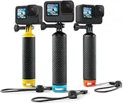 Sametop Floating Handle Grip Floaty Stick Waterproof Handler Accessory Compatible with GoPro Hero 13, 12, 11, 10, 9, 8, 7, 6, 5, 4, Session, 3+, 3, Hero(2018), Max, DJI Osmo Action Cameras (Blue)