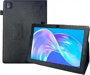 (for SGIN 10.1 Tablet Model T10Pro/ T10S/ T10) Transwon Case Accessories Stand Cover for SGIN T10 Pro 10.1-inch Tablet/SGIN T10 Tablet Case/SGIN 10.1 Tablet T10S Case - Black