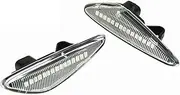 Turn Signal Lights for Mazda for MX-5 for RX8 08-12 6 for Atenza GH 10-13 5 Premacy LED Dynamic Turn Signal Side Marker Light Blinker Light Turn Signal Lights(Dynamic Crystal)