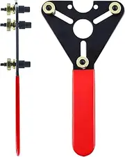 Glarks AC Clutch Holding Tool - Dual Purpose Remover Wrench With Adjustable Pin and Non-Slip Grip Handle - Compressor Hub Remover for Vehicle Repair and Car Air Conditioner
