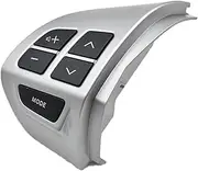 Pizgear Car Cruise Control Button, for Peugeot, 4007 2007, for IOn 2011 Car Styling Accessories Buttons Multi-function Car Steering Wheel Control Buttons With Cables car steering wheel switch kit(BLAC