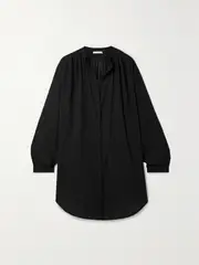 [Skin] Skin - Brea Oversized Cotton-voile Kaftan - Black - 2 2 Black