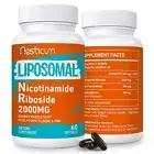 2000 MG Liposomal Nicotinamide Riboside Supplement with TMG & Pterostilbene H...