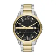 Armani Exchange Three-Hand Date Two-Tone Stainless Steel Watch AX2453