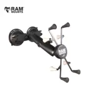 RAM MOUNT Twist-Lock™ Dual Suction Cup Universal X-grip cradle holder 8" tablet