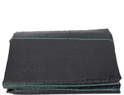 Weed Control Membrane,Heavy Duty Weed Barrier Landscape Fabric Mat,Weed Barrier Fabric for Landscaping Driveway Gravel Artificial Grass Lawn Underlay Black Woven Roll Ground Cover
