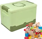 Mwkbbn Folding Storage Box | Stackable Portable Box With Handle With Lid And Handle,Multi-Functional Home Organization Supplies, Large Capacity Outdoor Camping Crates For Dormitory Apartment