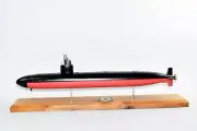 USS San Juan SSN-751 Submarine,Navy,Scale Model,Mahogany,20 inch,LA Class