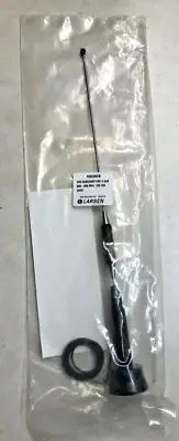 Larsen NMO800B 806-866 Mhz 4.5 Db Gain Whip Antenna with Black Spring Base