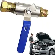 Tire Brake Shut Off Valve, Brass Thread Pipe Fitting, 4.13x0.71in Heavy Duty Automotive Replacement, Integrated Brake System Valve, Vehicle Braking for Authentic Reliable Design