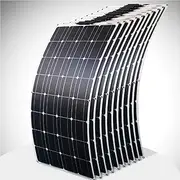 AISINILALAO 1000W Flexible Solar Panel, Monocrystalline12v 24V Panel Solar 10Pcs 100W Monocrystalline Battery Charger for Rv Electric Car Camping Yacht