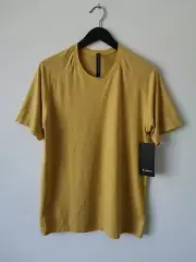 NWT LULULEMON OCNA/WHYL Yellow Metal Vent Tech SS 2.0 Top Shirt Men's XXL