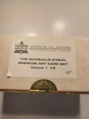 Factory Sealed Icon Sports Shaquille O' Neal Shaq of All Trades Premium Art Card