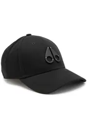 Moose Knuckles Icon Cotton-twill cap - Black One Size