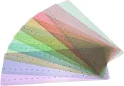 TEHAUX Improves Reading Comprehension 8 Pack Reading Overlays Book Page Highlight Strips