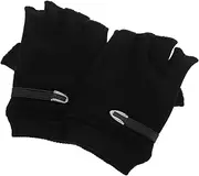 [ibasenice] 1 Pair Men Women Fingerless Gloves Warm Touchscreen Mittens for Winter Cycling Running Outdoor Activities Flexible Dexterous Design Unisex Winter Accessory