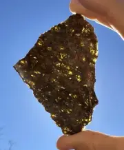 NWA 7831 Diogenite Meteorite Slice, HED Achondrite Meteorite, Diogenite, 27.79g