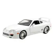Jada 1:24 Scale Fast & Furious Toyota Supra1995 Diecast Model Car White