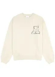 Axel Arigato Hart Logo-embroidered Cotton Sweatshirt - Beige - L L