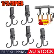 Portable Stroller Hooks for Hanging- Diaper Bags Stuff-Organizer Groceries KU