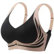 Push Up Wireless Underwear Lifting Anti-Sagging Comfortable Underwear for Sports Black L