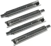 URBEST 2 Pairs 9" Full Extension Ball Bearing Telescopic Drawer Slides Slide Rai