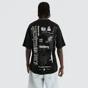 [Kiss Chacey] Witchcraft Blacked Out Street Tee Jet Black