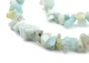 Amazonite Chip Beads 7mm Green Chips Gemstone 35 Inch Strand