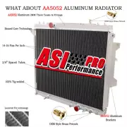 Fit TOYOTA HILUX KUN16R KUN26R 3.0 TURBO DIESEL AT 3Row Alum Radiator 05-17 PR01