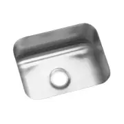 Elkay ELU129 Gourmet Lustertone Undermount Sink, Stainless Steel