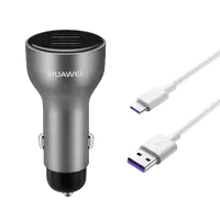 在飛比找蝦皮購物優惠-HUAWEI 華為原廠 雙USB 車用快速充電器+5A Ty