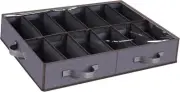 Under Bed Shoe Storage Organizer, Set of 1 Sturdy Closet Organizers and Storage