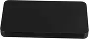 DIKACA Black Metal Cash Organizer Lockable Money Box Single Row Currency Tray Stylish Storage Container for Cash and Valuables Metal Design for Home Office