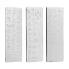 3 Pcs Nail Art Printing Plate Decoration Easter Manicure Templates