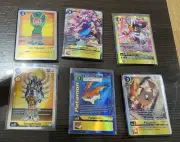 Digimon Angemon Secret Rare NM Blast Card Bundle Patamon UT and more!