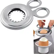 Egg Cutter Stainless Steel Boiled Egg Topper Egg Opener Kitchen Gadget Too_RR