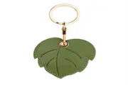 Keychain Holder Case Compatible with Apple AirTag Cute Protective Air Tag Cover with Keychain Ring-Greenery