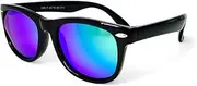 [Sun Valley] Kids Polarized Mirrored Sunglasses for Boys & Girls with UV Protection