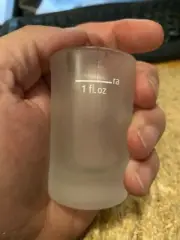 JAGERMEISTER--FROSTED SHOT GLASS