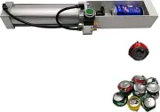 Can Crusher Pneumatic Cylinder Recycling Tool Silver NEW