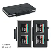 Memory Card Case Holder fits 4 CF Cards for Canon 7D II 5D IV III 5DS R 1DX II