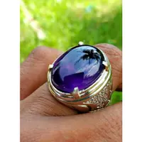 在飛比找蝦皮購物優惠-原裝紫色紫水晶寶石戒指
