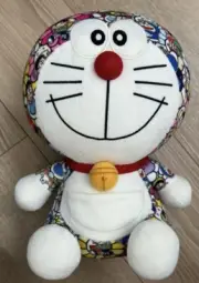 Uniqlo Doraemon TAKASHI MURAKAMI Plush Doll Stuffed Toy JAPAN LIMITED NEW fedex