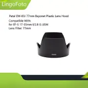 Petal EW-83J 77mm Bayonet Plastic Lens Hood for EF-S 17-55mm f/2.8 IS USM