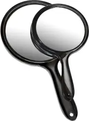 OMIRO Hand Mirror, Double-Sided Handheld Mirror 1X/3X Magnifying Mirror with ...